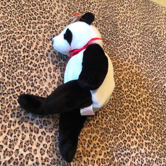 Retired Ty beanie Baby Fortune the panda bear - Picture 10 of 12